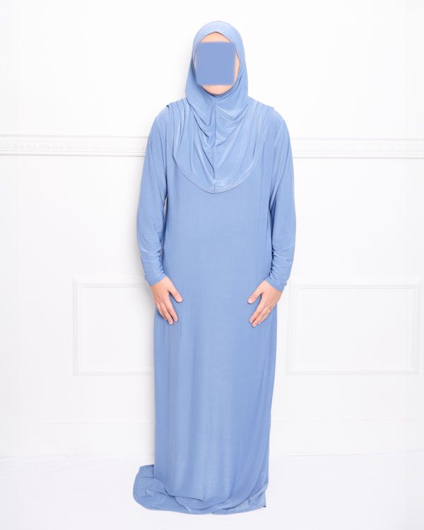 robe de prière tenue de prière ensemble de prière bleu